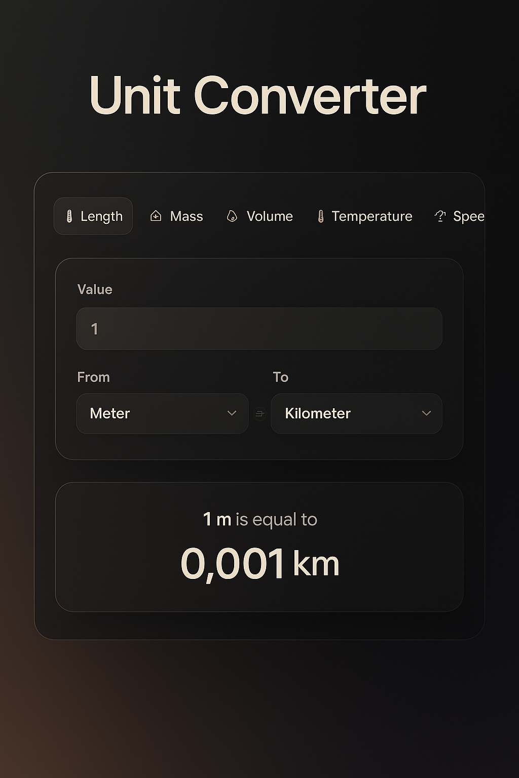 Unit Converter